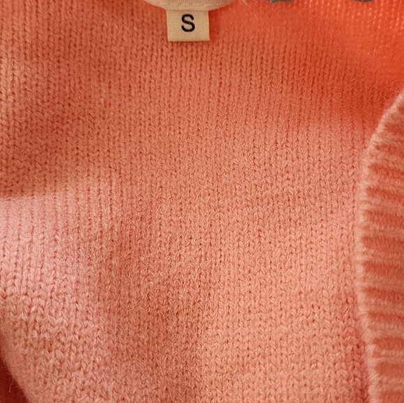 POL Pink Floral V-Neck Sweater - Picture 5 of 5